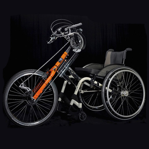 Handbike pour fauteuil roulant PRASCHBERGER VARIO BIKE